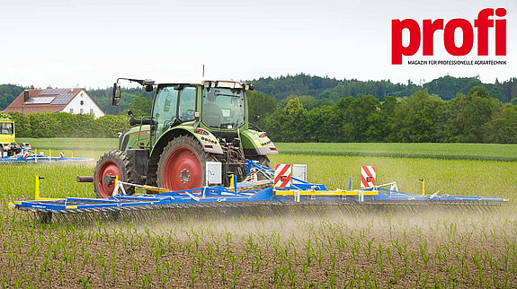 TREFFLER Organic Machinery mit dem Präzisions-Zinkenstriegel in der profi