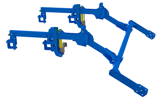 Treffler Präzisions 3-Punkt-Grubber - Hydraulische Adaptierung für Schnellwechselsystem