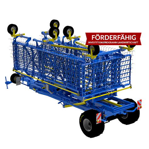 TREFFLER Präzisions-Zinkenstriegel großes Fahrwerk förderfähig