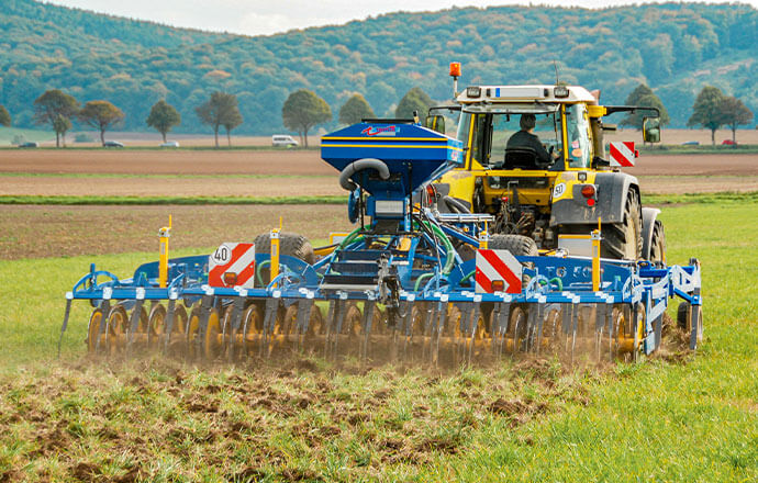 TREFFLER Sätechnik TG Dosierung auf dem Gerät Krummenacher