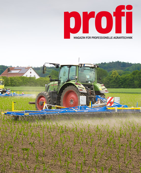 TREFFLER Organic Machinery mit dem Präzisions-Zinkenstriegel in der profi